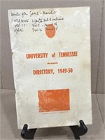 1949-50 University of Tennessee Directory Book