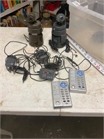 2 security style cameras and power supply