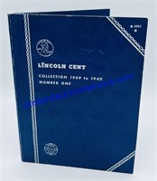Lincoln Cent Collection 1909-1940 - Number One -