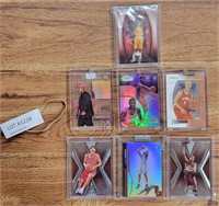 7 BASKETBALL PLAYER TRADING CARDS