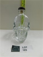 CRYSTAL HEAD SKULL LIQUOR BOTTLE