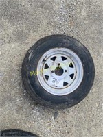 White Spoke 12" Tire