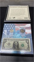 The Original NY Penny Coin & Currency Collection W