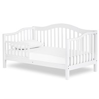 Dream On Me Austin Toddler Day Bed in White, Green