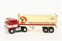 ERTL DOMINION METAL TRUCK AND TRAILER