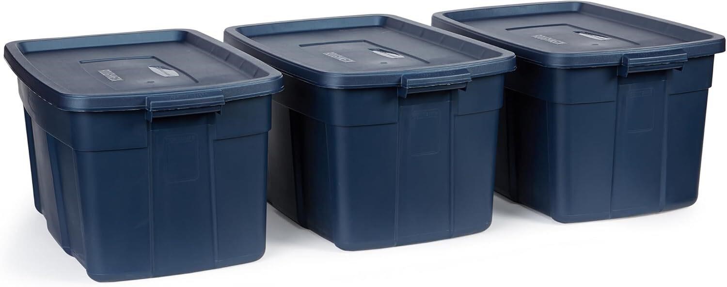 Rubbermaid Roughneck Storage Totes  31 Gal