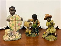Vintage African American Figurines (3 in lot)