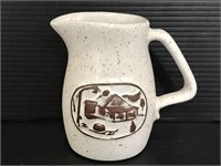 Small Onion River pottery pitcher