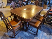 Dining room table and (6) chairs