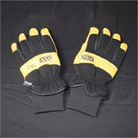 Thinsulate black & Yellow gloves x-lg