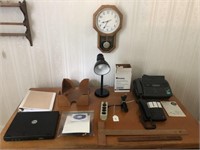 Contents of Desk Top, Dell Laptop Computer, Fax
