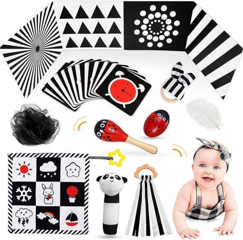 High Contrast Baby Toys 0-6 Months