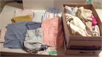 Box of used towels
