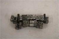 25 Vintage Metal Printers Blocks #2