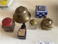 Lot of Vintage Ink Wells