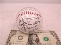 Autographed 1980s Milwaukee Brewers Baseball