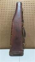 1950’s Leather gun case 30” long