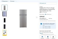 A836  Frigidaire Garage Ready Refrigerator 21 in.