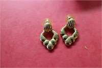 Vintage Pierced Dangle Earrings