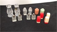 Group of salt and pepper shakers