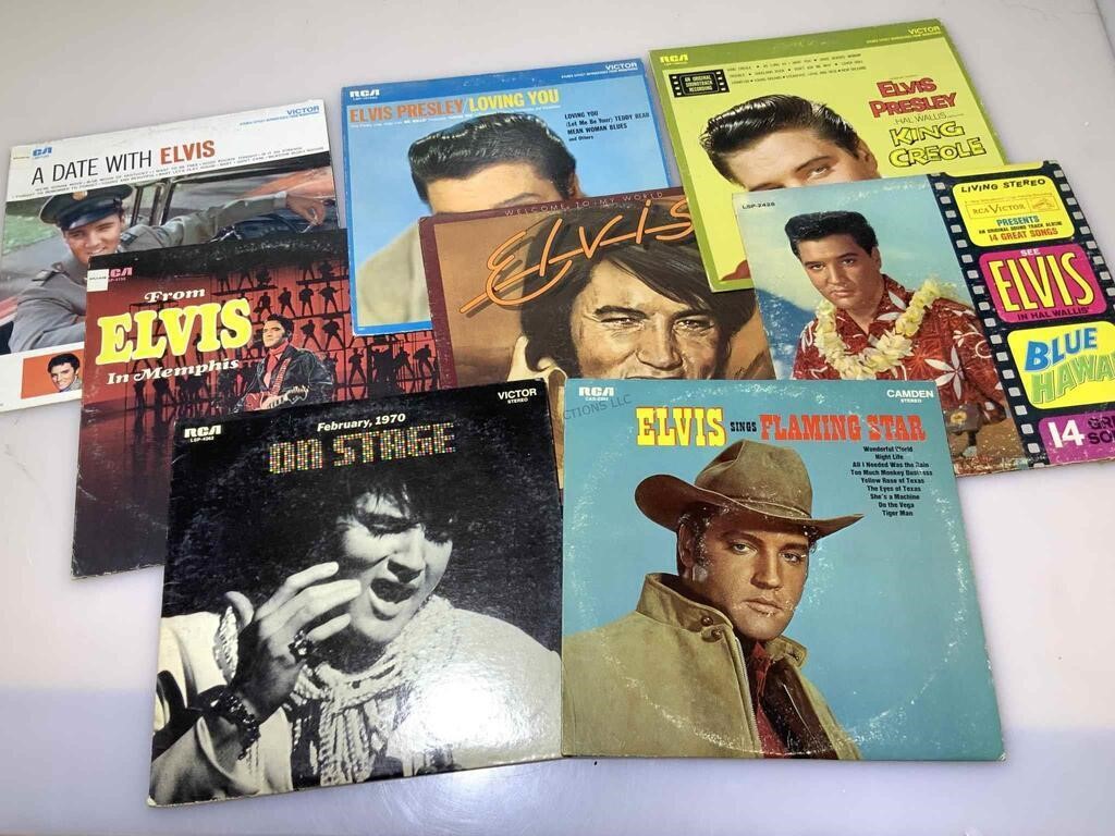 Elvis Vinyl LP’s