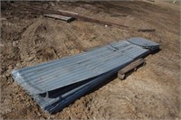 Used Roofing Steel (18) Approx 32"x13'6",& (9) Pie
