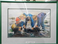 "Boys On The Beach" Framed Print