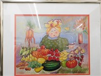 "The Fruit & Vegetable Lady" Print