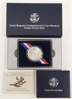 1997 Jackie Robinson Commemorative Silver Dollar