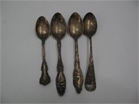 Lot (4) Sterling Spoons