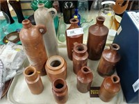 11 Stoneware Bottles