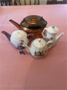 Tea pots - Ceramic & metal