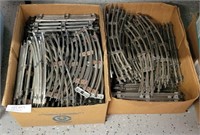 2 BOXES OF VTG RAILROAD TRACKS