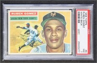 Ruben Gomez 1956 Topps #9 Baseball Card PSA Graded