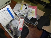 Box of Gun Locks, Holster, Misc.