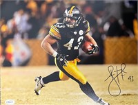 Steelers Troy Polamalu Signed 11x14 with COA