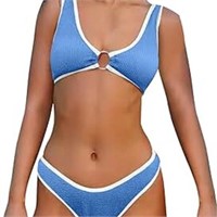 Women's New Blue Bikini Swimwear