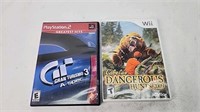 Ps2 gran turismo 3 wii cabelas dangerous hunts