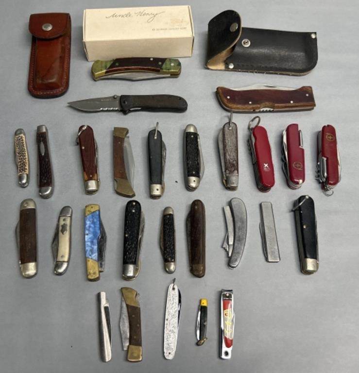 Pocket Knife Sportsman Lot Collection