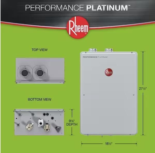 ***Rheem Performance Platinum 9.5 GPM Liquid Propa
