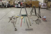 (2) Step Ladders, Yard Tools & Gas Can