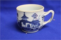 A Blue and White Chinese Export Cup