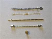 (3) Women's Bracelets, Collar Necklace & Ring