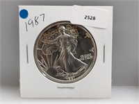 1987 1oz .999 Silver Eagle $1 Dollar