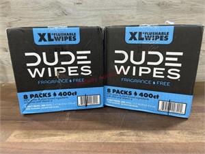2-400ct dude wipes