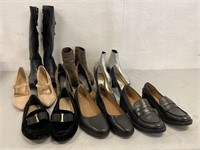 9 Pairs Of Various Brand Women’s Shoes Size 9.5 US