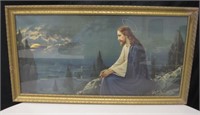 30" x 17" Framed Jesus Print