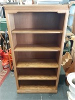 Large Wood Shelf W/ Removable Shelves