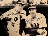 Joe DiMaggio and Ted Williams signed photo