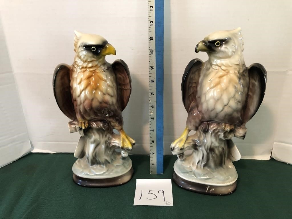 Mid century decor-2 eagles